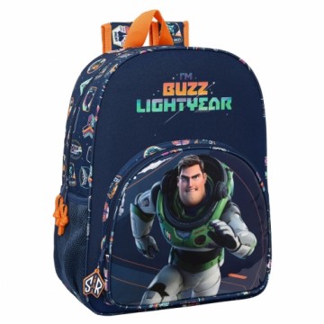 Школьный рюкзак Buzz Lightyear Тёмно Синий (33 x 42 x 14 cm)