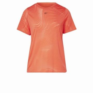 Sieviešu Krekls ar Īsām Piedurknēm Reebok Burnout Oranžs