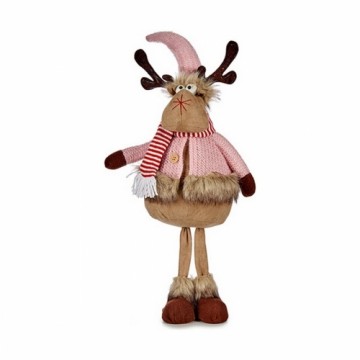 Krist+ Christmas reindeer Розовый Коричневый полиэстер (24 x 63 x 27 cm)