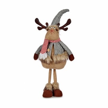 Krist+ Christmas reindeer Серый Коричневый полиэстер (24 x 63 x 27 cm)