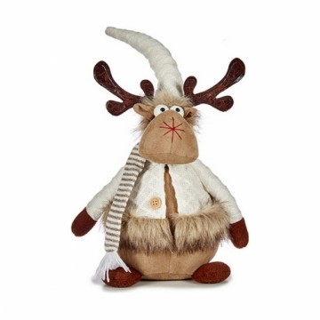 Krist+ Christmas reindeer Коричневый Белый полиэстер (15 x 43 x 19 cm)