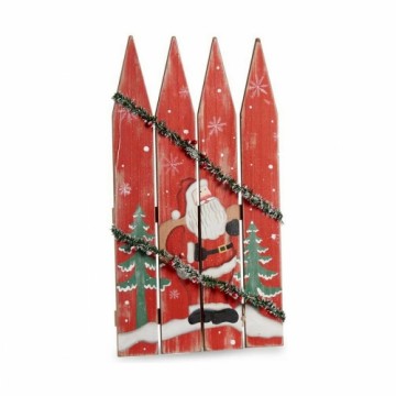 Krist+ Знак Дед Мороз забор Пластик Деревянный MDF (34,7 x 4 x 60 cm)