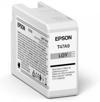 EPSON  
         
       UltraChrome Pro 10 ink T47A9 Ink Cartridge, Light Gray