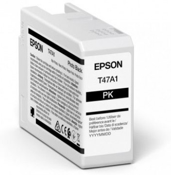 EPSON  
         
       UltraChrome Pro 10 ink T47A1 Ink cartrige, Photo Black