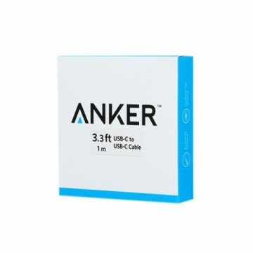 Anker  
       Universal  
       USB-C to USB-C cable 1m A8180 
     Black
