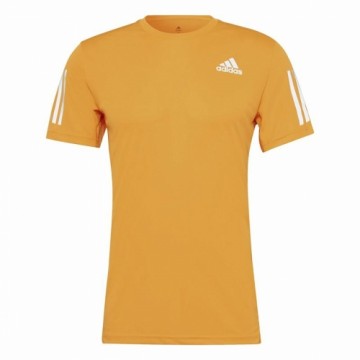 Vīriešu Krekls ar Īsām Piedurknēm Adidas Own The Run Oranžs