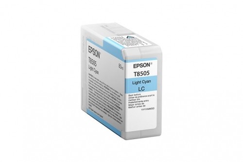 EPSON  
         
       T8505 Ink Cartridge, Light Cyan image 1