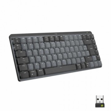 Klaviatūra Logitech MX Mini AZERTY Tumši pelēks
