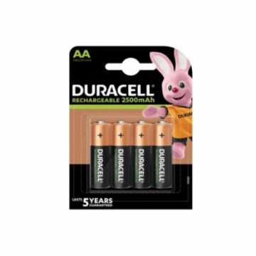 Atkārtoti Uzlādējamas Baterijas DURACELL HR06-P AA NiMh 2500 mAh (4 pcs)