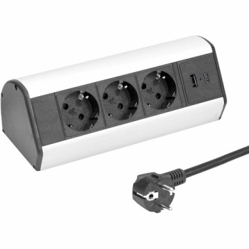Bigbuy Tools Elektriskā shēma 1,5 m Tips A Tips C USB ielāde (Atjaunots A)
