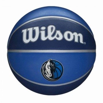 Basketbola bumba Wilson Nba Team Tribute Dallas Mavericks Zils Viens izmērs