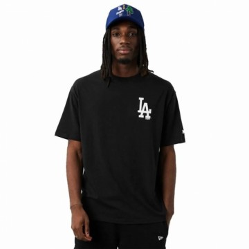 Vīriešu Krekls ar Īsām Piedurknēm New Era Los Angeles Dodgers MLB City Graphic Oversized Melns