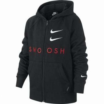 Bērnu Sporta Jaka Nike Swoosh Melns