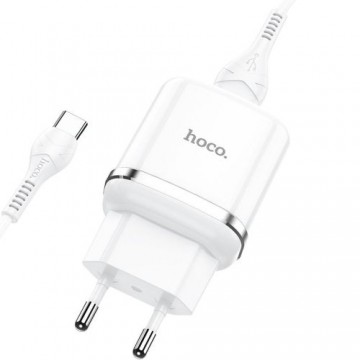 Hoco N3 Зарядное устройство QC3.0 3A + Type C кабель 1m