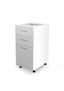 Halmar VENTO DS3-40/82 lower cabinet with drawers, color: white/white