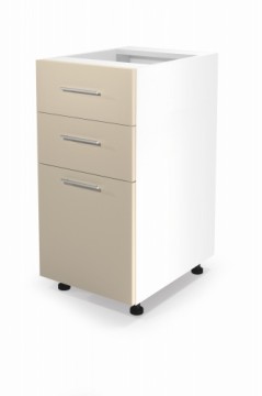 Halmar VENTO DS3-40/82 lower cabinet with drawers, color: white / beige