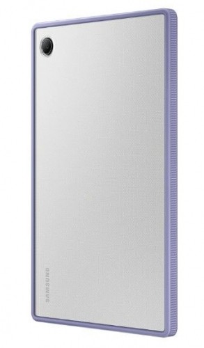 Samsung  
         
       Galaxy Tab A8 Lavender Clear Edge Cover 
     Transparent image 1