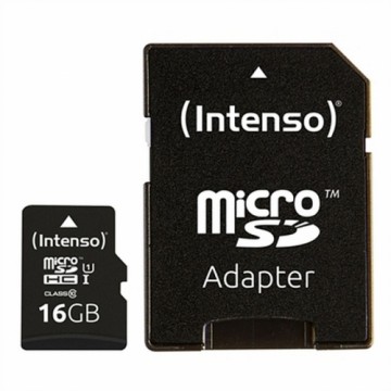 Mikro SD Atmiņas karte ar Adapteri INTENSO 34234 UHS-I Premium Melns