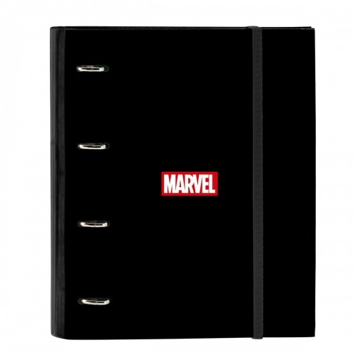 Gredzenveida stiprinājums Marvel Melns (27 x 32 x 3.5 cm) image 1