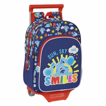 Школьный рюкзак с колесиками Blue's Clues Тёмно Синий (26 x 34 x 11 cm)