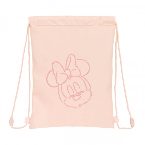 Сумка-рюкзак на веревках Minnie Mouse Розовый (26 x 34 x 1 cm) image 1