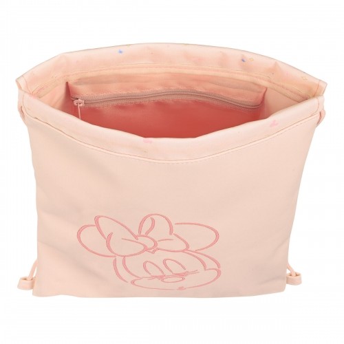 Сумка-рюкзак на веревках Minnie Mouse Розовый (26 x 34 x 1 cm) image 4