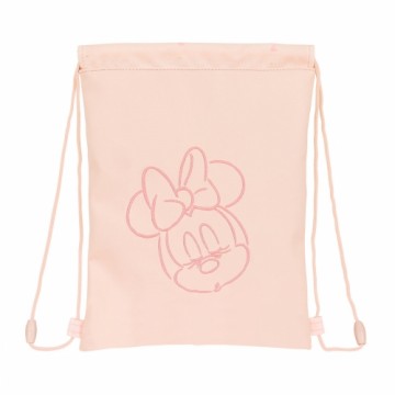 Сумка-рюкзак на веревках Minnie Mouse Розовый (26 x 34 x 1 cm)
