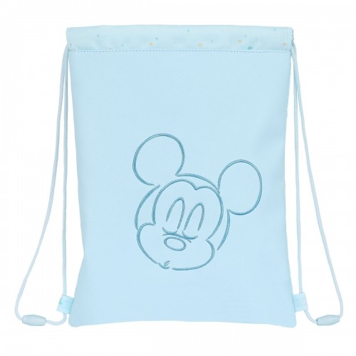 Mugursoma ar lencēm Mickey Mouse Clubhouse Gaiši Zils (26 x 34 x 1 cm) image 1