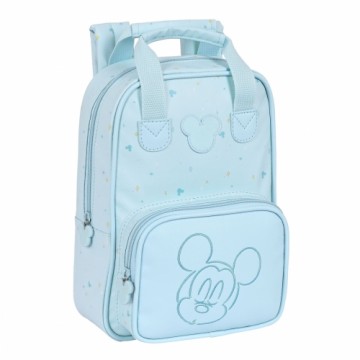 Школьный рюкзак Mickey Mouse Clubhouse Светло Синий (20 x 28 x 8 cm)