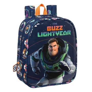 Skolas soma Buzz Lightyear Tumši Zils (22 x 27 x 10 cm)