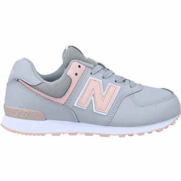 Женская повседневная обувь New Balance 574  Серый Розовый