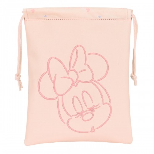 Pusdienu Kastīte Minnie Mouse 20 x 25 cm Maiss Rozā image 1