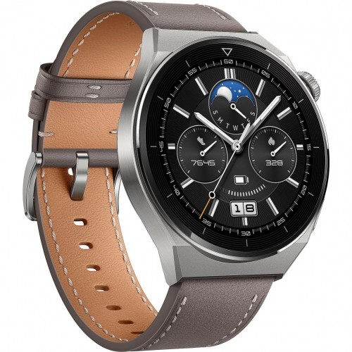Huawei  
         
       Watch GT 3 Pro 46mm Leather Strap 
     Grey image 1