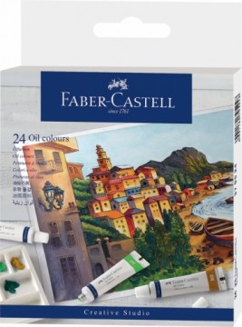 Eļļas krāsas Faber-Castell 24krāsasx9ml
