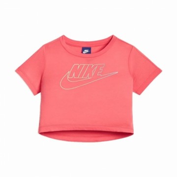 Krekls ar Īsām Piedurknēm Bērniem Nike Youth Logo Korāļi