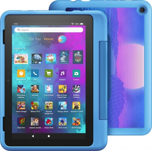 Amazon Fire HD 8 32GB Kids Pro 2022, cyber blue image 1