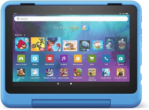Amazon Fire HD 8 32GB Kids Pro 2022, cyber blue image 2