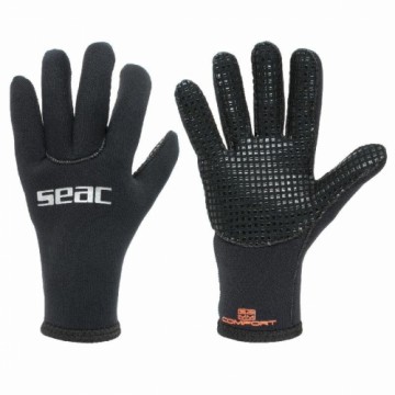 Diving gloves Seac Seac Comfort 3 MM Чёрный
