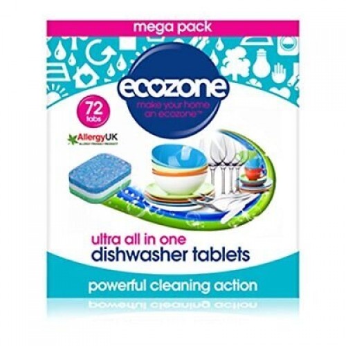 ECOZONE trauku mazgājamās mašīnas tabletes Ultra  72 gab. image 1
