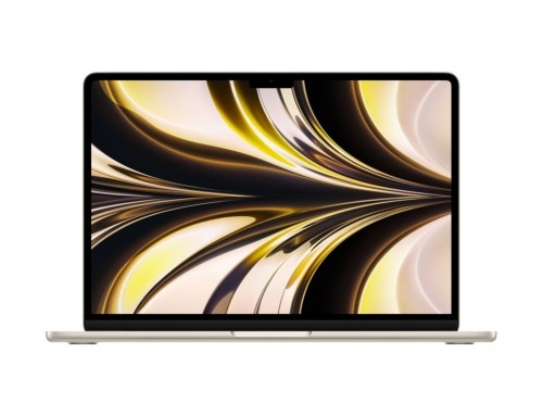 Apple  
         
       MacBook Air Starlight, 13.6 ", IPS, 2560 x 1664,  M2, 8 GB, SSD 512 GB,  M2 10-core GPU, Without ODD, macOS, 802.11ax, Bluetooth version 5.0, Keyboard language Swedish, Keyboard backlit, Warranty 12 month(s), Battery warranty 12 m image 1