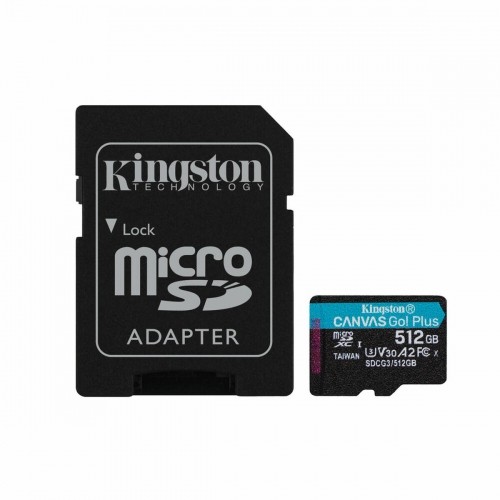 Mikro SD Atmiņas karte ar Adapteri Kingston SDCG3/512GB          Klase Nr. 10 / Klase 10 512 GB UHS-I image 3