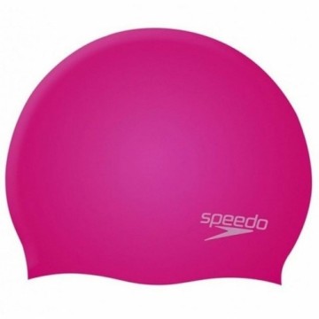 Шапочка для плавания Speedo  PLAIN MOULDED Розовый Силикон