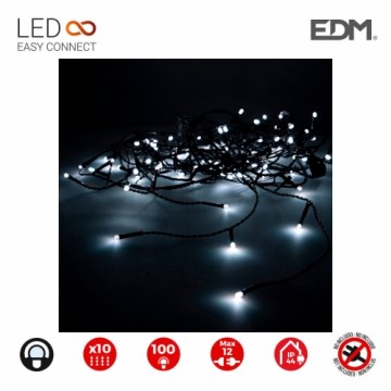 LED aizkaru gaismas EDM Easy-Connect Balts 1,8 W (2 x 1 m)