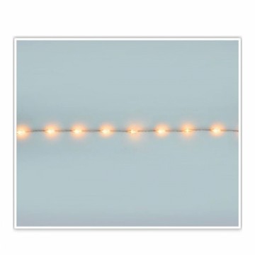 Bigbuy Christmas LED gaismu vītne Soft Wire 8 Funkcijas 3,6 W Silts balts (45 m)