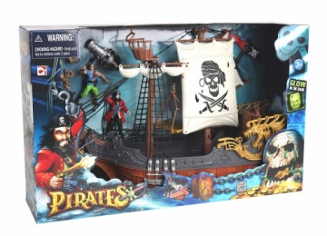 CHAP MEI playset Pirates Deluxe Captain Ship, 505219