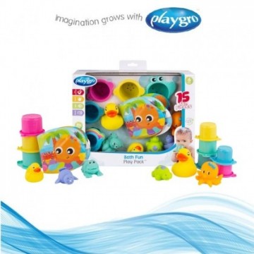 PLAYGRO bath toys set Fun Play, 0188341