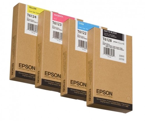 EPSON  
         
       T612200 Ink cartrige, Cyan, Singlepack, 220 ml image 1