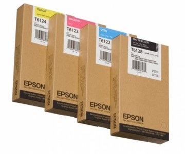 EPSON  
         
       T612200 Ink cartrige, Cyan, Singlepack, 220 ml
