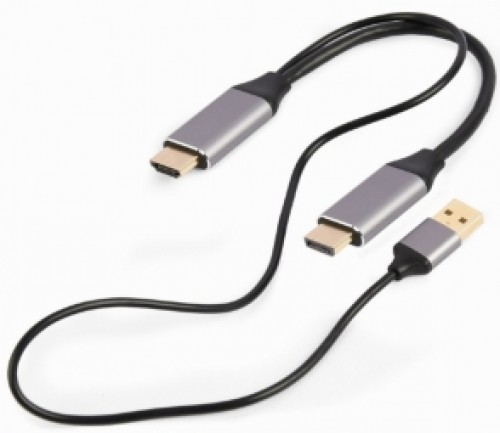 Kabelis Gembird HDMI Male - DisplayPort Male 4K 2m Black image 2