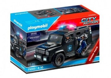 Playmobil Blocks City Action Figure Set 71003 SWAT Truck